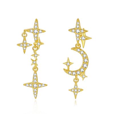 Stars Earring Gold 1