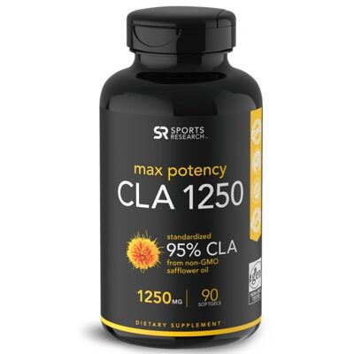 CLA 95% (1250 mg) 90 cápsulas blandas