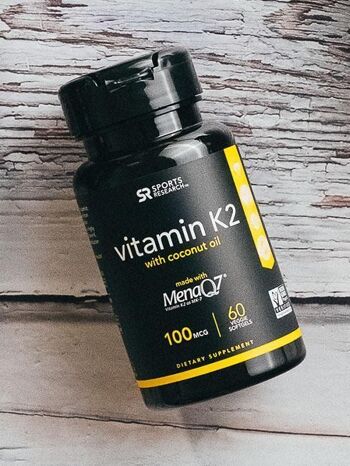 Vitamine K2 als MK-7 Mena Q7 100mcg 60 Gélules Végétales 5