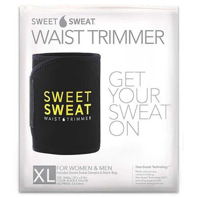 Original Sweet Sweat Waist Trimmer Yellow - XL