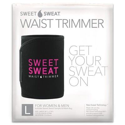 Original Sweet Sweat Waist Trimmer Pink - Large