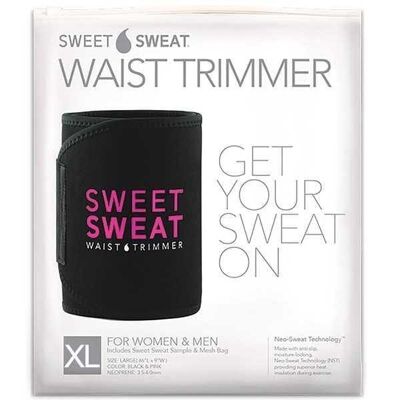 Original Sweet Sweat Waist Trimmer Pink - XL