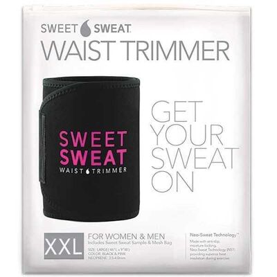 Original Sweet Sweat Waist Trimmer Pink - XXL