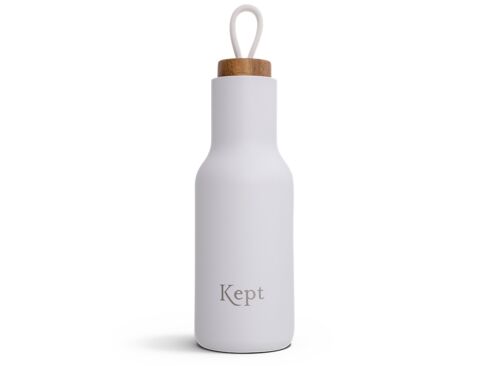 Kept Stainless Steel Vacuum Insulated Reusable Water Bottle – Chalk - 600ml
