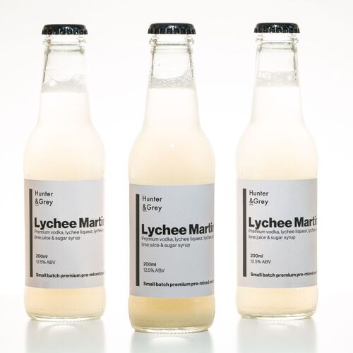 Premium Lychee Martini -  200ml Bottles
