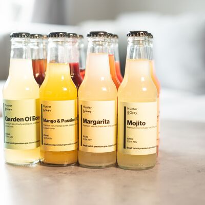 Premium Mango & Passionsfrucht Daiquiri in Flaschen - 200ml Flaschen