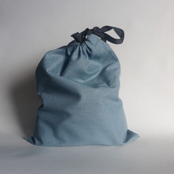 Sac de rangement en tissu - 35*40 cm (bleu foncé) 1