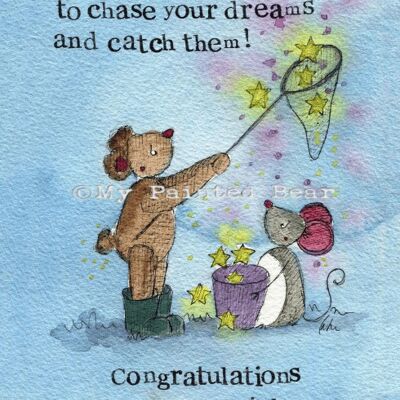 Chase your dreams - Greeting Card