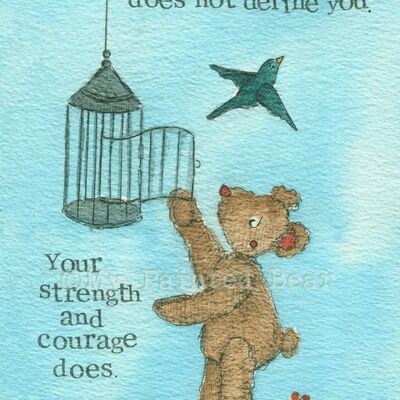 Strength and courage  - Greeting Card