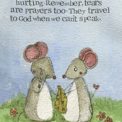 It's okay to cry  - Greeting Card
