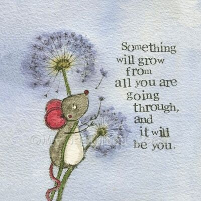 Something will grow  - Greeting Card