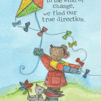 Wind of change  - Greeting Card