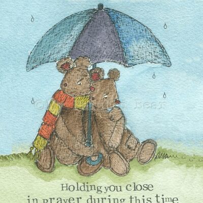 Holding you close -  Greeting Card
