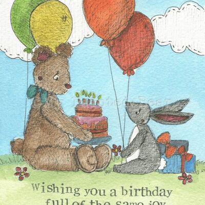 Birthday Joy  - Greeting Card