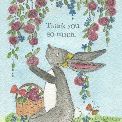 Thank you so much  - Greeting Card