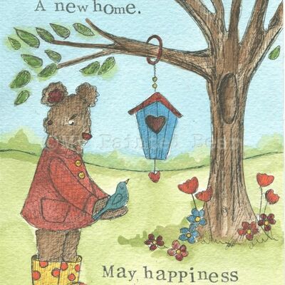 Happiness and love (New home)  - Greeting Card