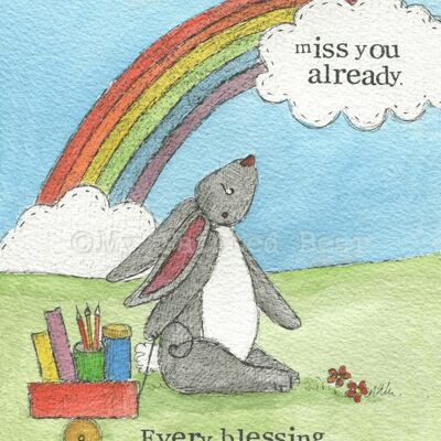 Miss you already -  Greeting Card