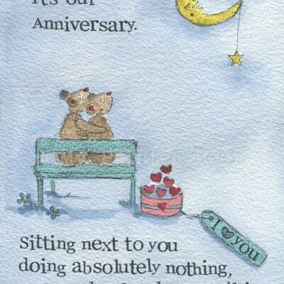 It's our anniversary  - Greeting Card