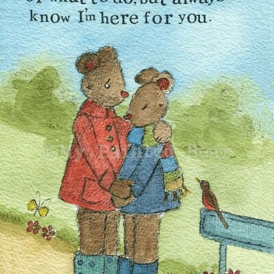 Here for you - Greeting Card