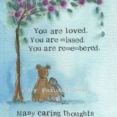 You are remembered - Greeting Card