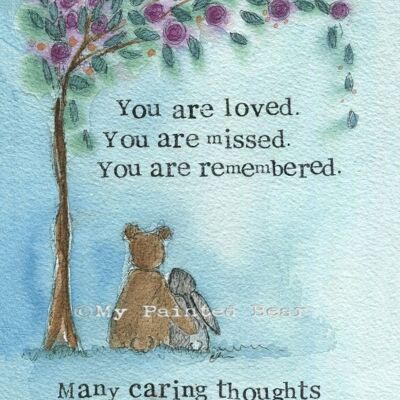 You are remembered - Greeting Card