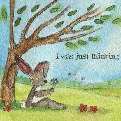 I was just thinking of you - Greeting Card