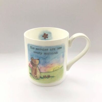 His Mercies - My Painted Bear Mug
