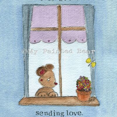 Missing you- Greeting Card