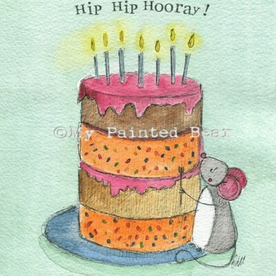 Hip Hip Hooray!- Greeting Card