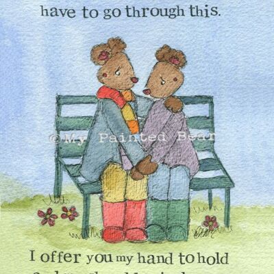 A hand to hold- Greeting Card