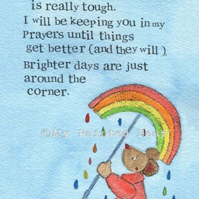 Brighter days- Greeting Card