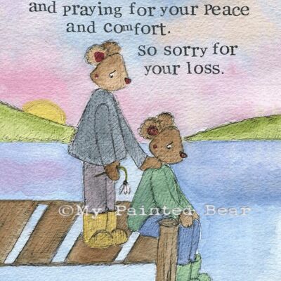 Peace and comfort- Greeting Card