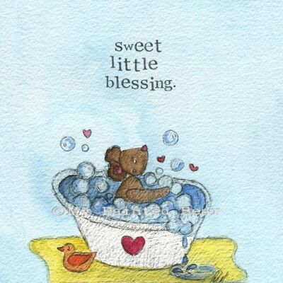 Sweet little blessing - Greeting Card