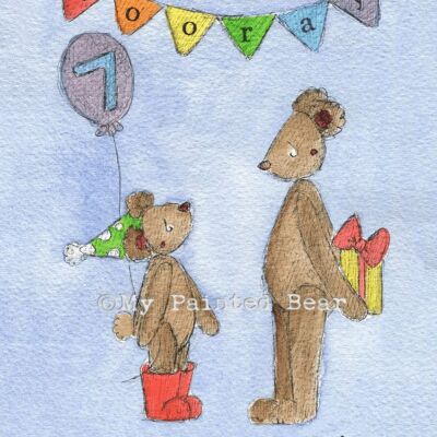 Celebrate Seven!- Greeting Card