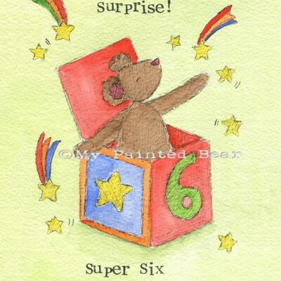 Super Six!- Greeting Card