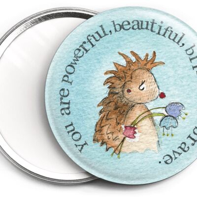 Beautiful and Brave - Pocket Mirror