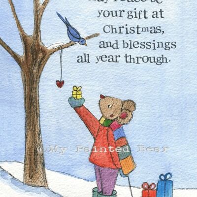 Peace be your gift- Greeting Card