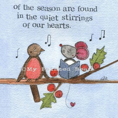 Sounds of the season- Greeting Card