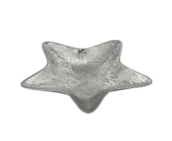 Bol Star, aluminium nickelé, diamètre 27 cm, hauteur 4 cm 1