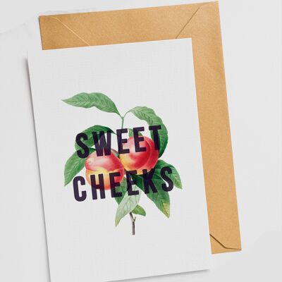 Sweet Cheeks - Single Card