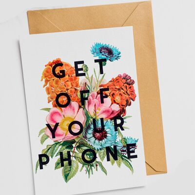 Get Off Your Phone - Single Card