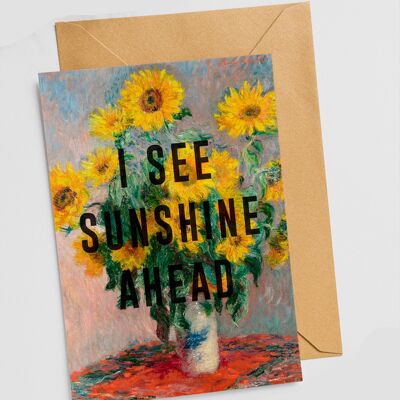 I See Sunshine Ahead - Single Card
