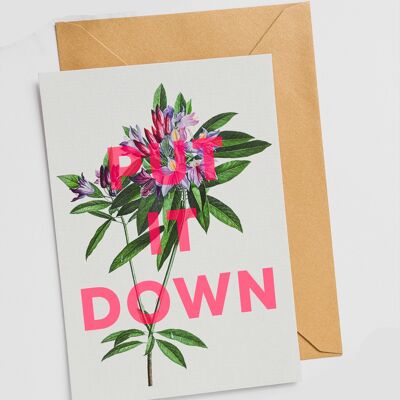 Put It Down - Single Card