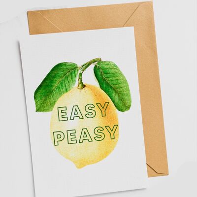 Easy Peasy - Carte unique