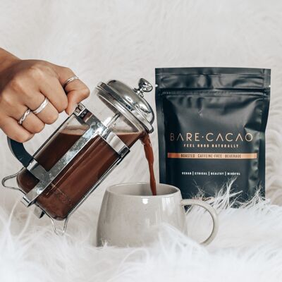 Bare Cacao Starter Kit mit 1 Tasse Kaffeebereiter.