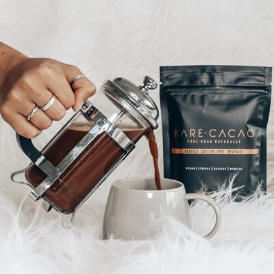 Bare Cacao Starter Kit mit 1 Tasse Kaffeebereiter.