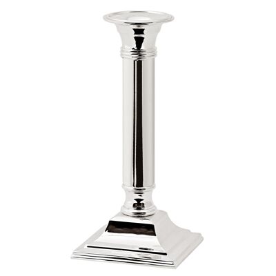Candlestick Lincoln for stick candles, noble silver-plated, tarnish-protected, height 19 cm