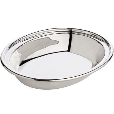 Bowl, decorative bowl, serving bowl Olympia, oval, 16 x 22 cm, silver-plated