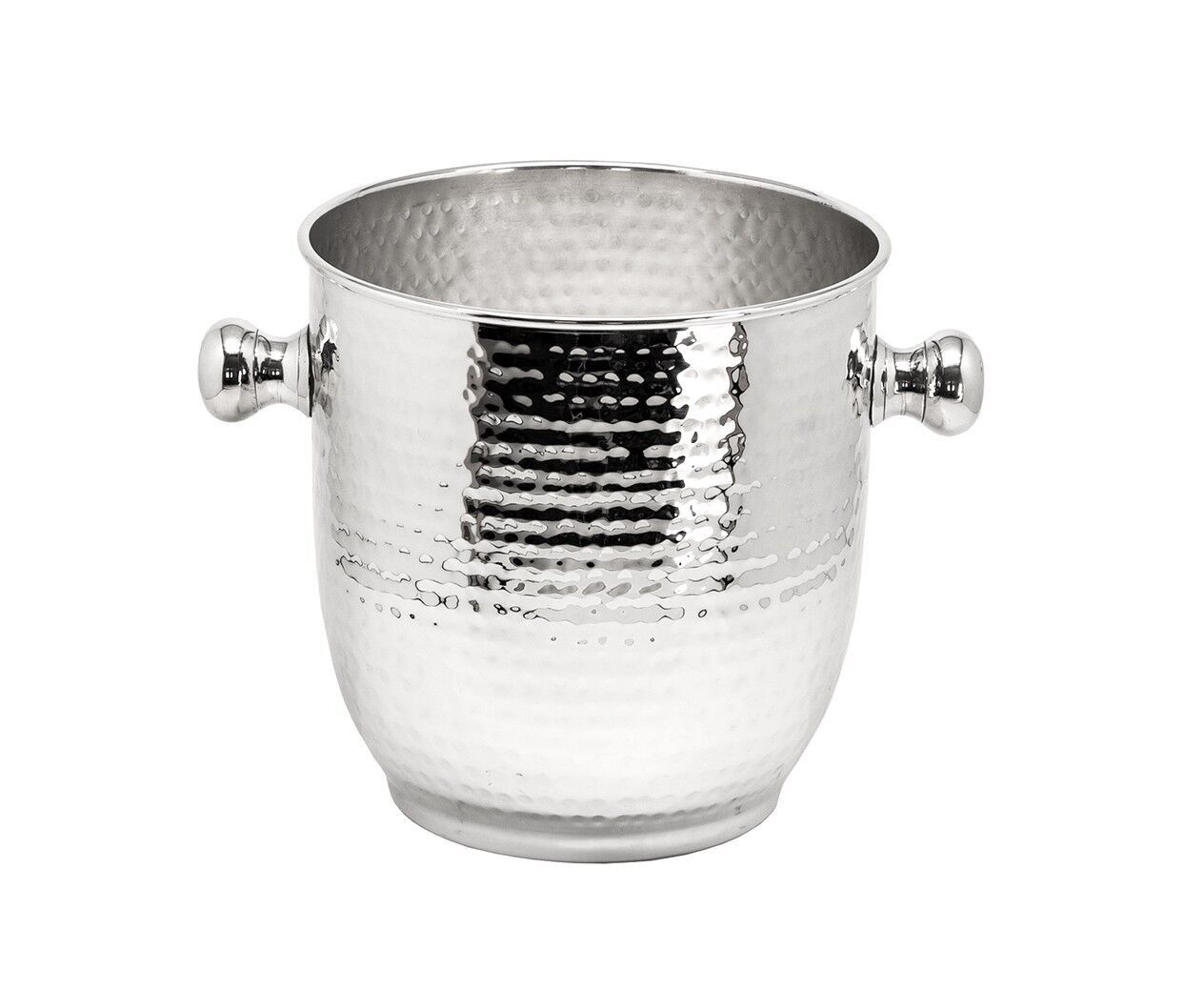 Weinkühler Alto, edel versilbert, anlaufgeschützt, Höhe 22 cm, Durchmesser 20 cm
