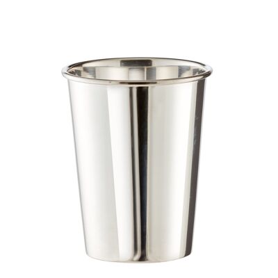 Taza taza para beber, taza plateada, florero, cono, plata pesada, altura 9 cm